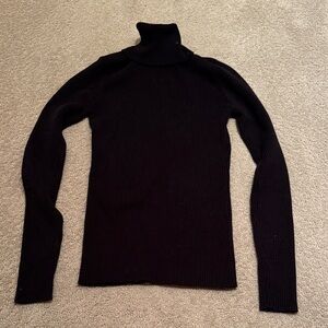 Mara Hoffman Black Turtleneck Sweater